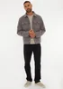 Threadbare Taupe Brushed Button Up Shacket - XL Image 4