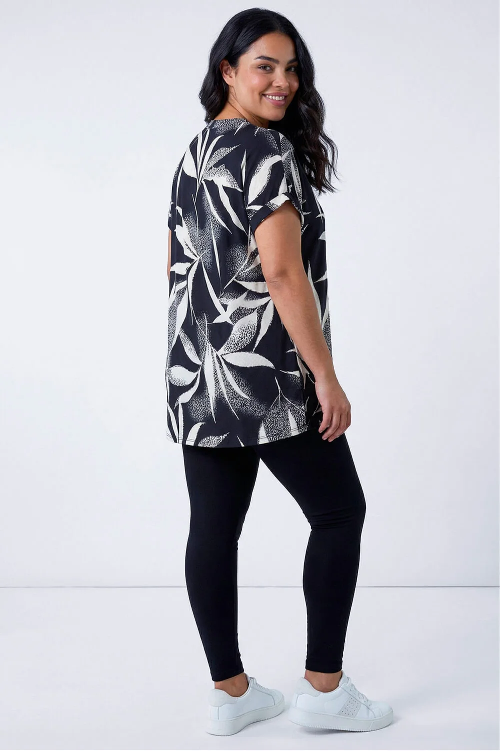 Roman Black Curve Full Length Leggings - 20 Image 2