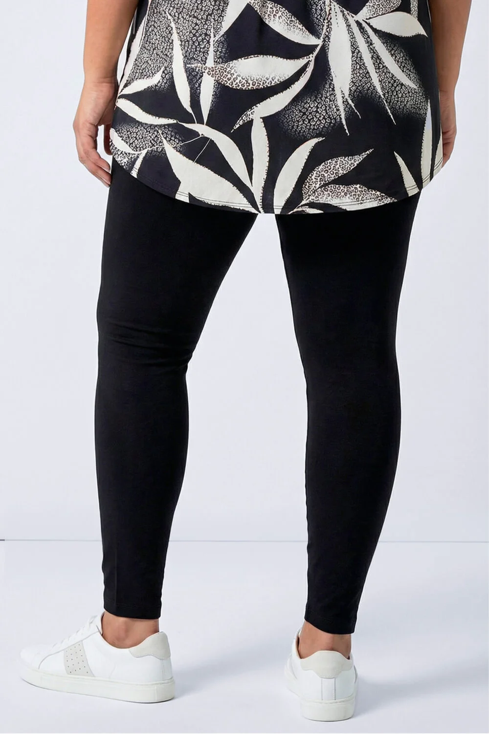 Roman Black Curve Full Length Leggings - 20 Image 4