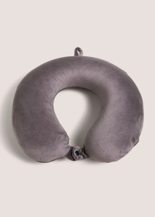 Grey Travel Pillow