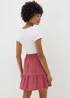 Raspberry Tiered Mini Skirt - Size 20 Image 2