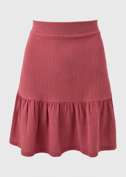 Raspberry Tiered Mini Skirt - Size 20 Image 4