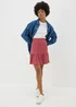 Raspberry Tiered Mini Skirt - Size 20 Image 1