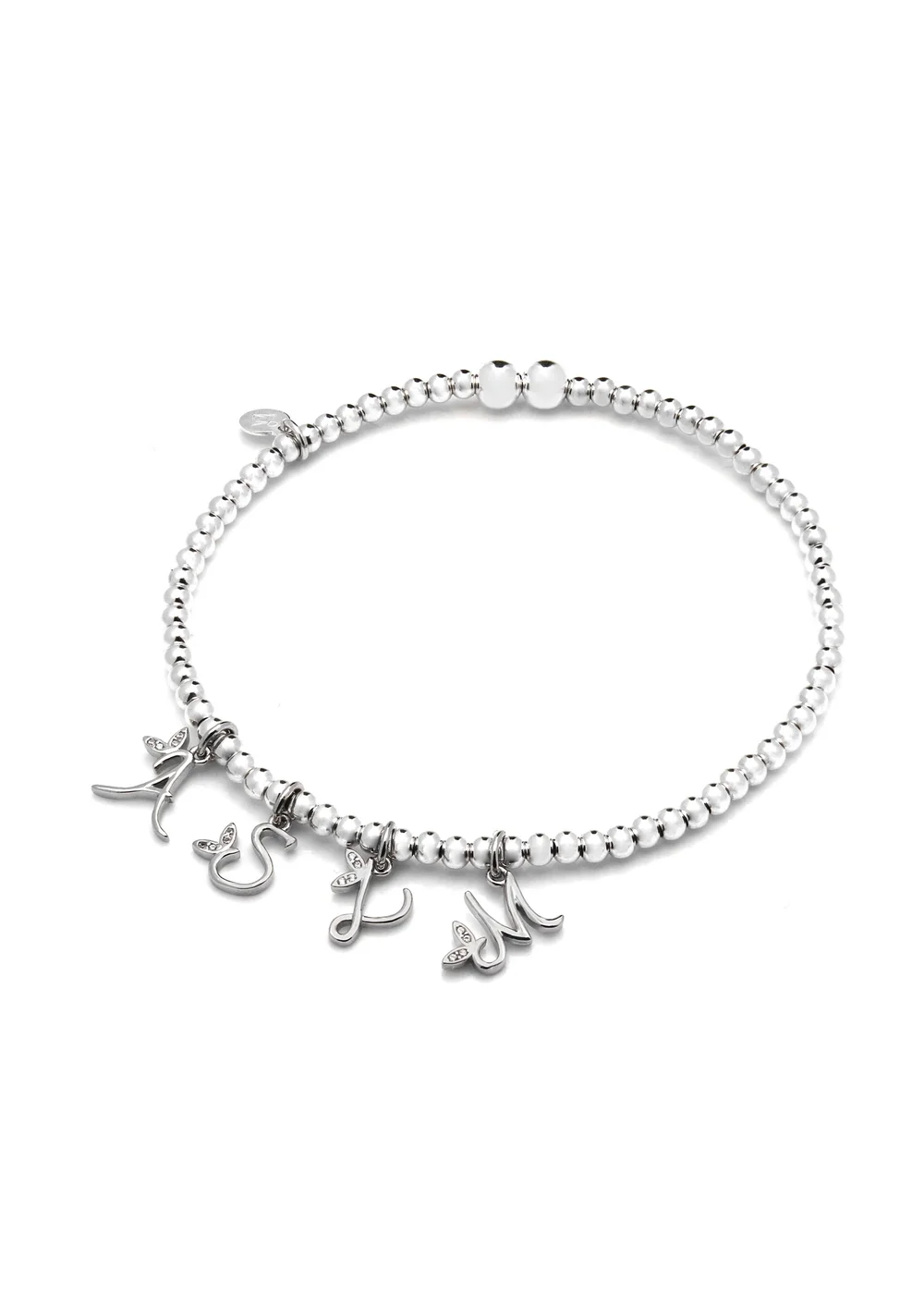 Say It With Silver Winged Initial Z Charm - Y Image 2
