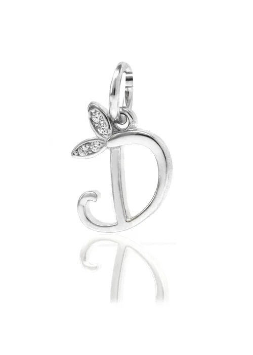 Say It With Silver Winged Initial Z Charm - Y Image 1