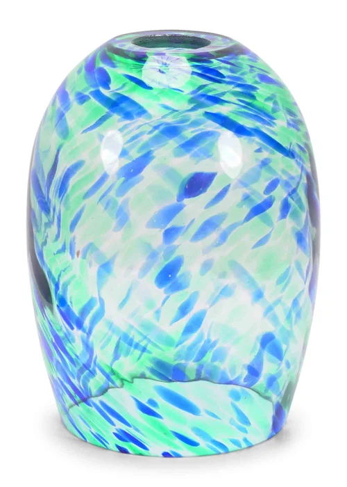 ValueLights India Glass Marble Effect Green Dome Ceiling Pendant Shade - One Size Image 4