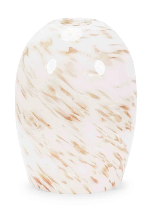 ValueLights India Glass Marble Effect White Dome Ceiling Pendant Shade - One Size Image 3