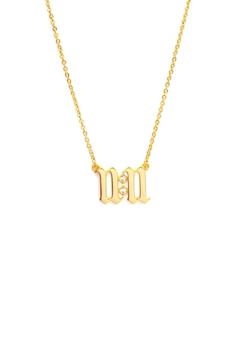 Say It With Yellow Gold 11:11 Necklace - IN7 Image 1