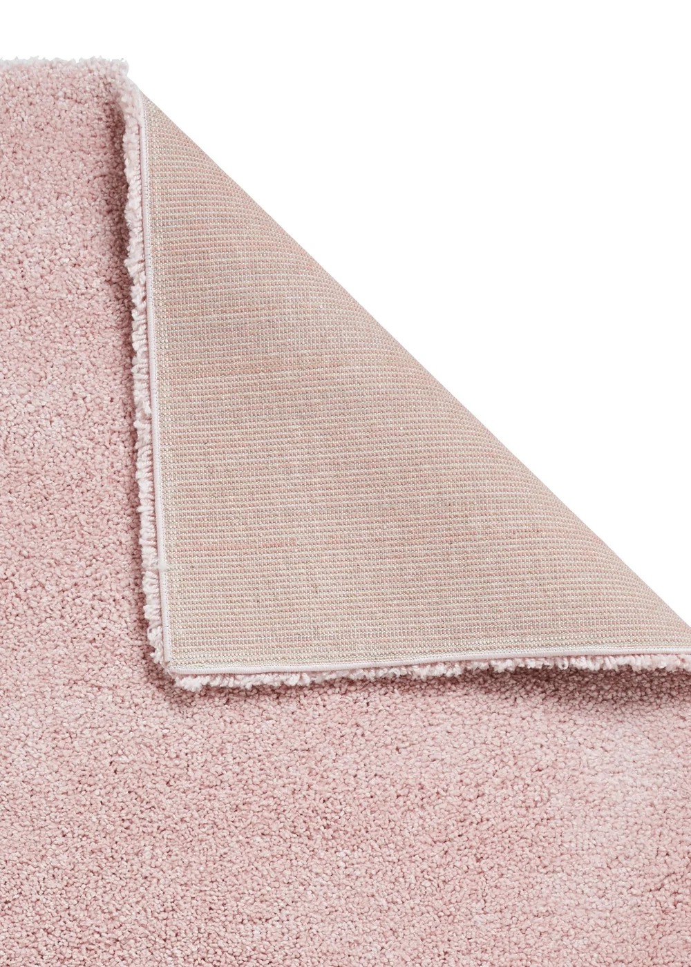 Think Rugs Sierra Pink Plain Shaggy Rectangle Rug - 160 X 220 Image 4