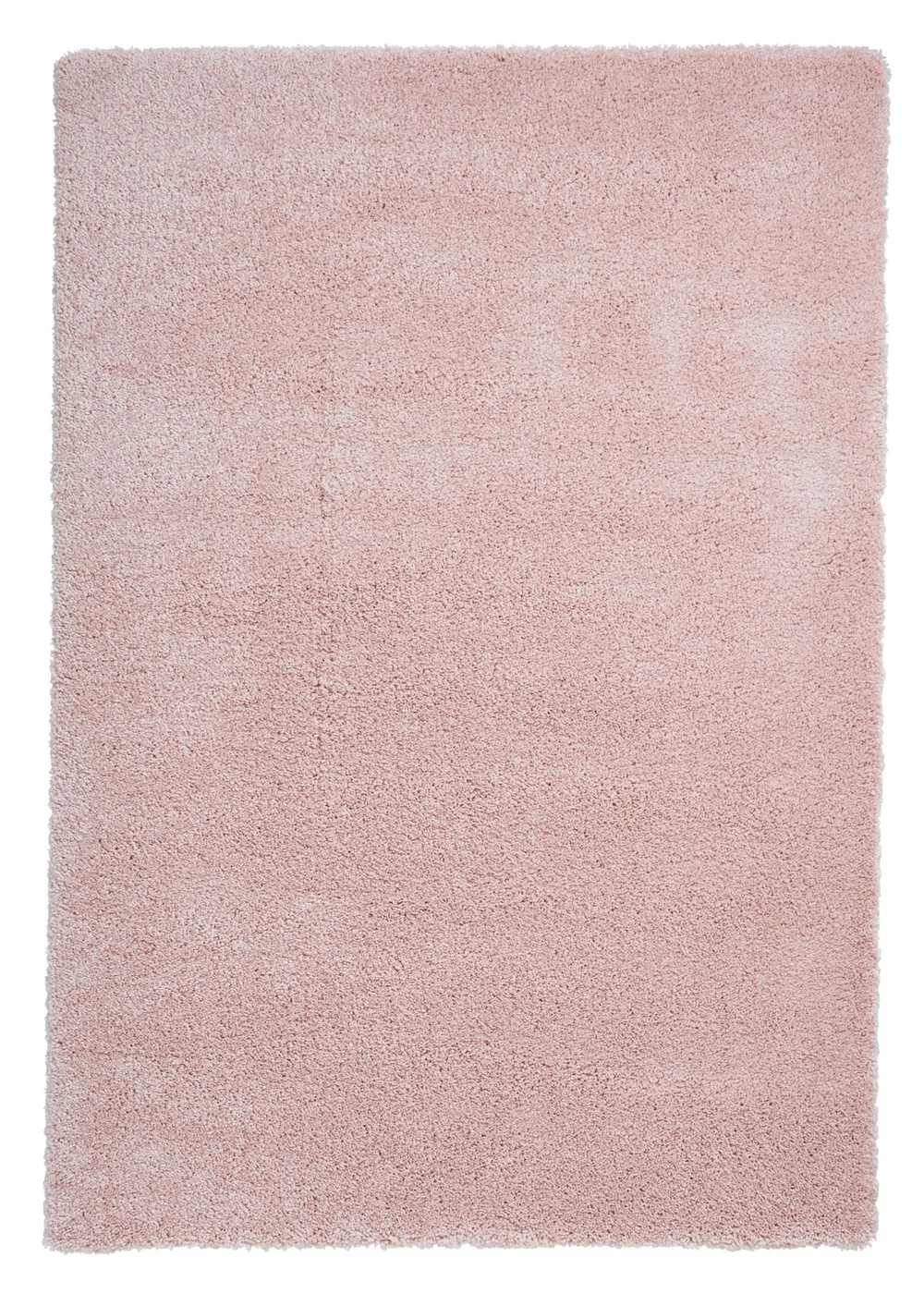 Think Rugs Sierra Pink Plain Shaggy Rectangle Rug - 80 x 150 Image 2