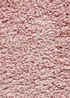 Think Rugs Sierra Pink Plain Shaggy Rectangle Rug - 80 x 150 Image 3