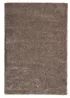 Think Rugs Sierra Beige Plain Shaggy Rectangle Rug - 80 x 150 Image 2