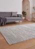 Think Rugs Flores Grey Modern Rectangle Rug - 120 x 170 Image 2
