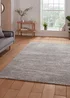 Think Rugs Flores Grey Modern Rectangle Rug - 120 x 170 Image 1