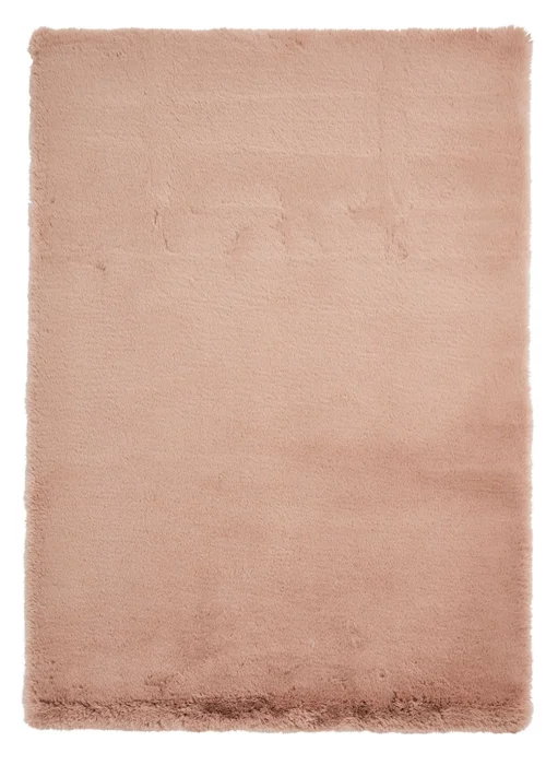 Think Rugs Super Teddy Mink Plain Shaggy Rectangle Rug - 60 X 120 Image 3