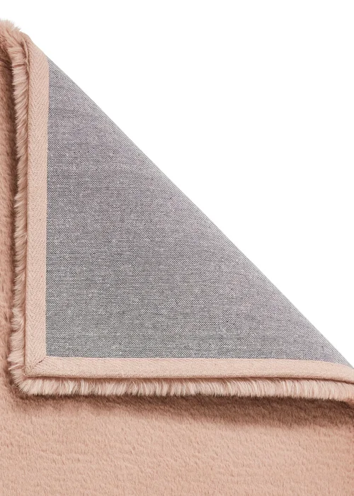 Think Rugs Super Teddy Mink Plain Shaggy Rectangle Rug - 60 X 120 Image 4