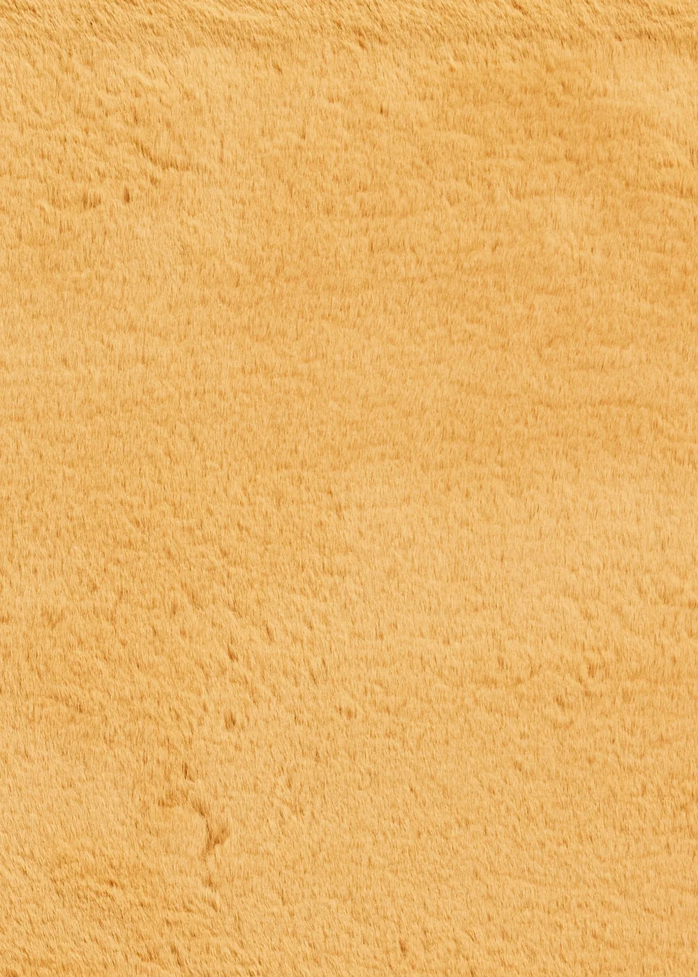 Think Rugs Super Teddy Mustard Plain Shaggy Rectangle Rug - 60 X 120 Image 6