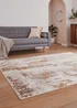 Think Rugs Apollo Bronze/Grey Modern Abstract Rectangle Rug - 120 x 170 Image 2