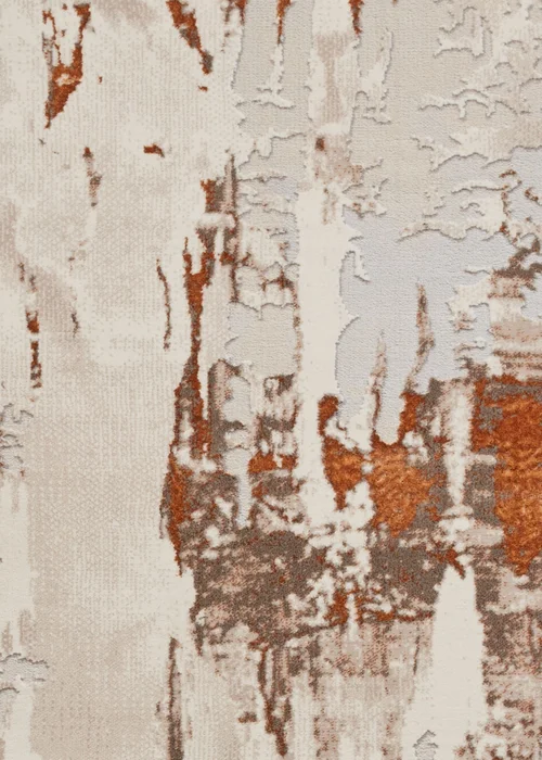 Think Rugs Apollo Bronze/Grey Modern Abstract Rectangle Rug - 120 x 170 Image 6