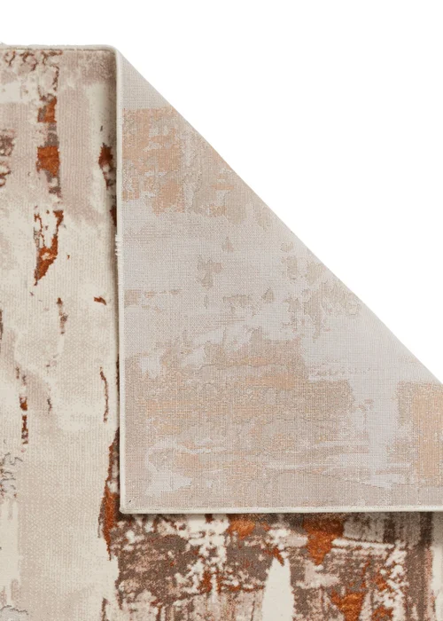 Think Rugs Apollo Bronze/Grey Modern Abstract Rectangle Rug - 120 x 170 Image 4