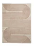 Think Rugs Apollo Bronze/Grey Modern Linear Rectangle Rug - 80 x 150 Image 3