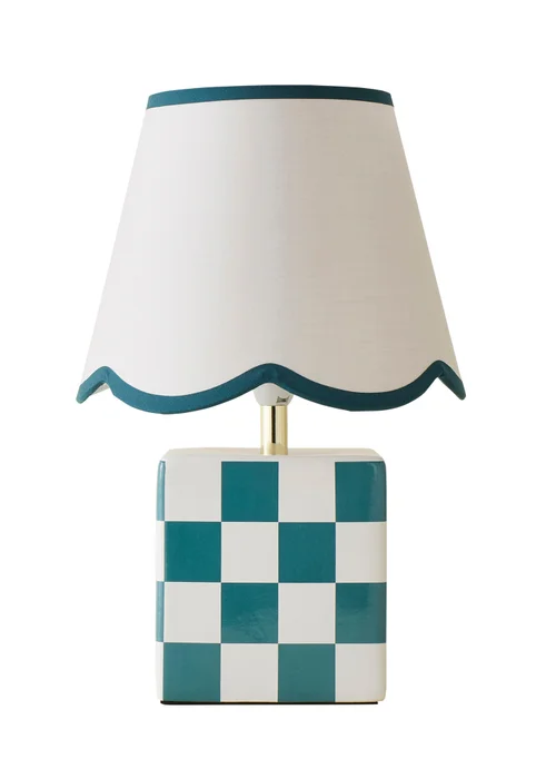 ValueLights Evie Gloss Green Table Lamp with Cream Tapered Shade - One Size Image 2