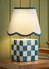 ValueLights Evie Gloss Green Table Lamp with Cream Tapered Shade - One Size Image 1