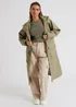 Urban Bliss Khaki Rubberised Raincoat - 10 Image 1