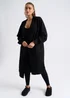 Urban Bliss Black Longline Cardigan - Small Image 3