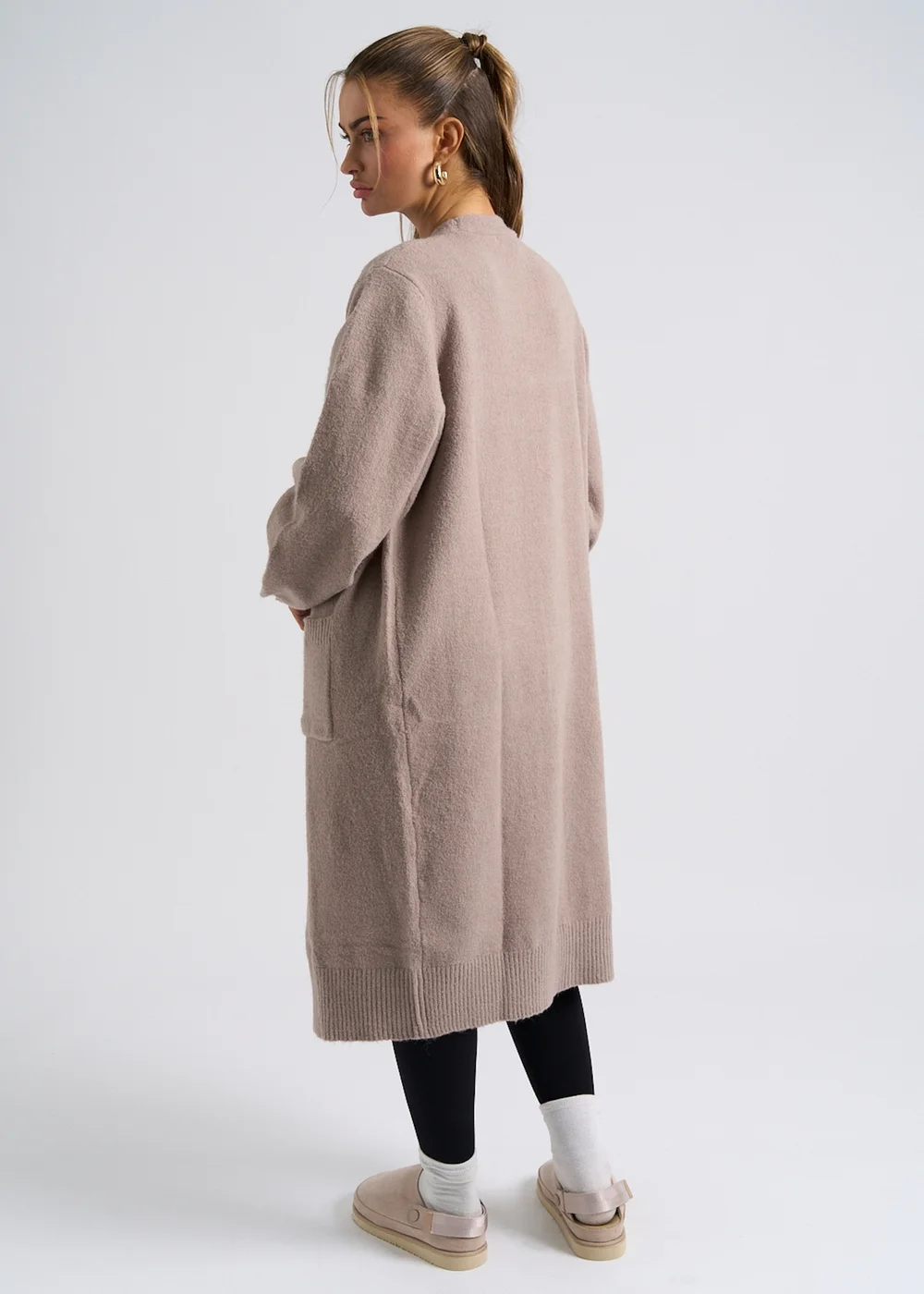 Urban Bliss Mink Longline Cardigan - Small Image 2