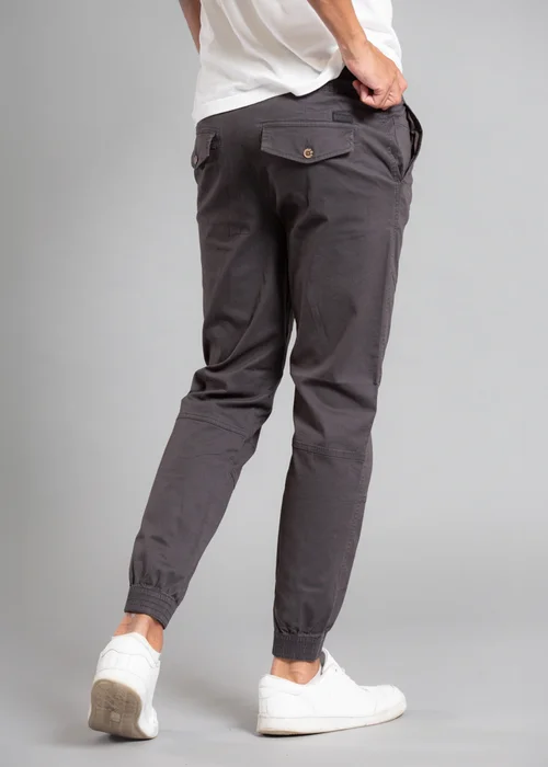 Tokyo Laundry Grey Cotton Cuffed Trouser - M Image 2