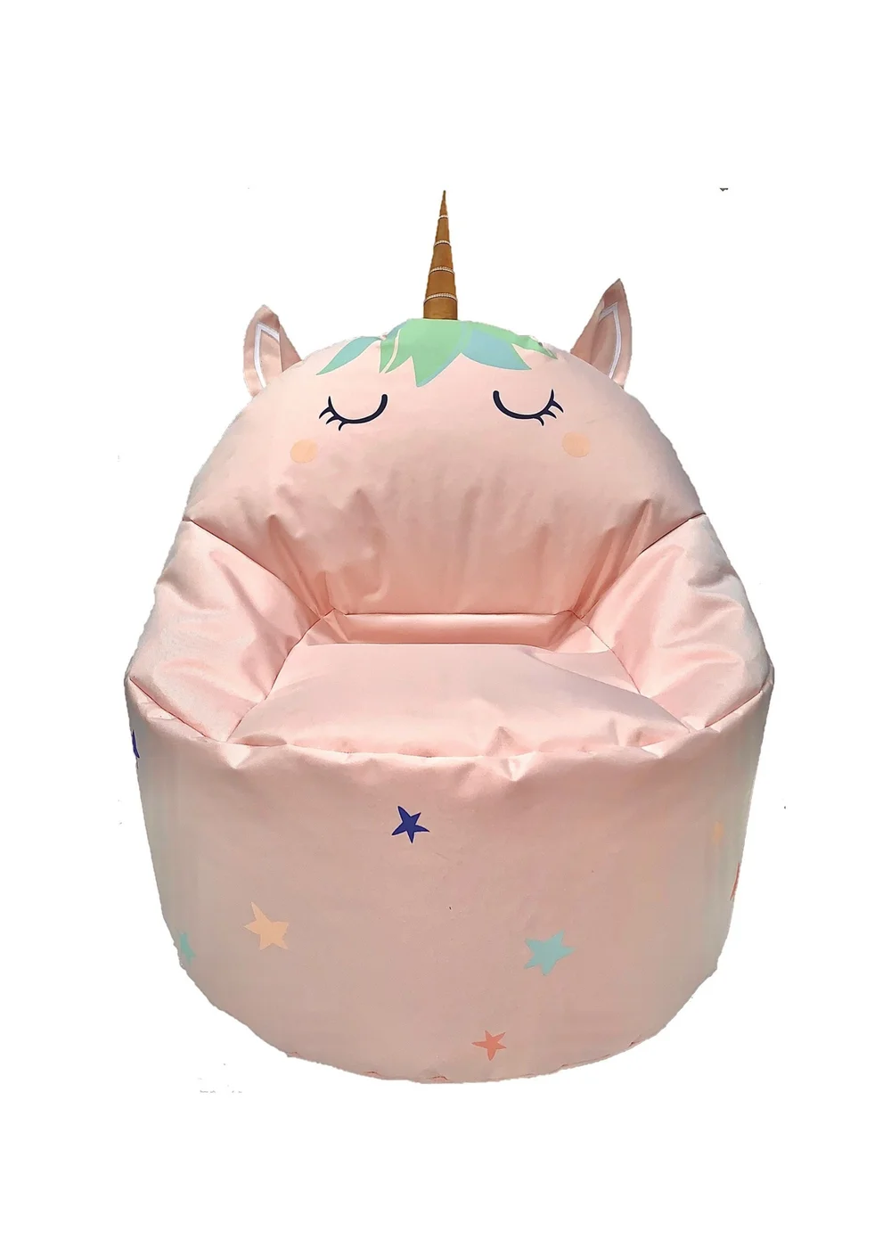 Kaikoo Pink Unicorn Beanbag - One Size Image 1