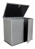 Charles Bentley 1170L Grey and Black Outdoor Storage Cabinet - One Size Image 5
