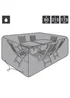 Charles Bentley Black Premium Rectangular Garden Furniture Cover - One Size Image 3