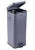 Charles Bentley Dark Blue Retro Steel Square Kitchen Bin - One Size Image 3