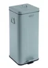 Charles Bentley Heritage Green Square Retro Kitchen Pedal Bin - One Size Image 2