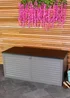 Charles Bentley 490L Grey and Black Outdoor Plastic Storage Box - One Size Image 1