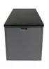 Charles Bentley 490L Grey and Black Outdoor Plastic Storage Box - One Size Image 5