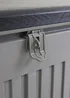 Charles Bentley 390L Grey and Black Outdoor Plastic Storage Box - One Size Image 6
