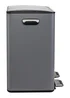 Charles Bentley Double Compartment Grey Kitchen Bin - One Size Image 3