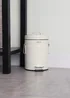 Charles Bentley Cream Retro Mini Pedal Bin - One Size Image 4