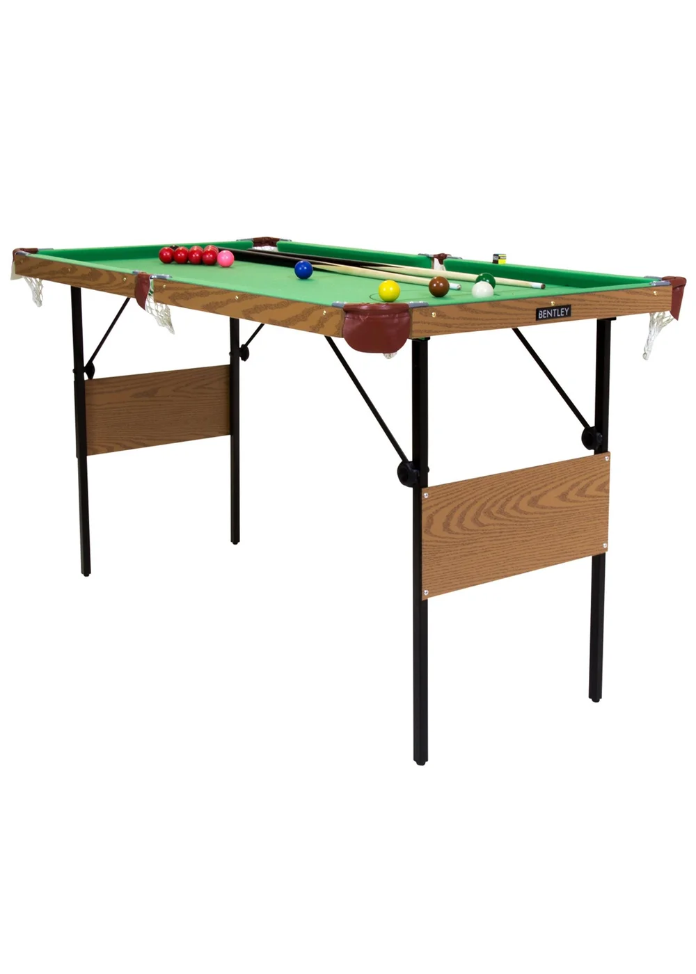 Charles Bentley 6in Pool Table Green (4ft) - One Size Image 1