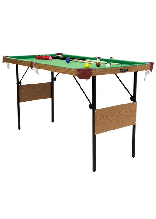 Charles Bentley 6in Pool Table Green (4ft) - One Size Image 1