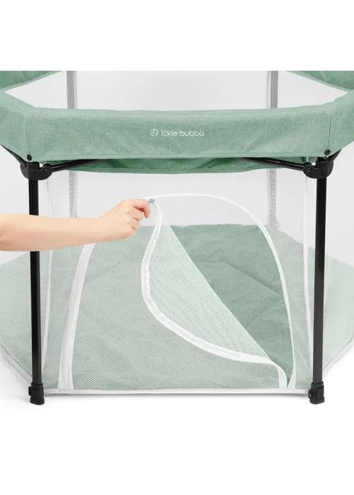 Ickle Bubba Green Fiesta Pop Up Playpen - One Size Image 3