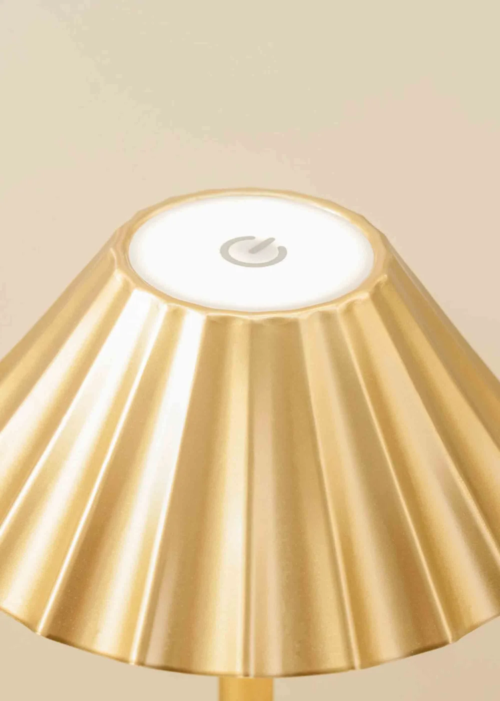 ValueLights Dimmable Gold Wall Light with Gold Shade Integrated LED - One Size Image 2