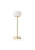 ValueLights Dimmable Gold Table Lamp with Globe Shade Integrated LED - One Size Image 6