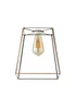 ValueLights Susie Glass Antique Brass Easy Fit Ceiling Lampshade - One Size Image 2