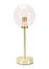 ValueLights Frenchie Gold Table Lamp with Pink Globe Shade (41cm x 15cm x 15cm) - One Size Image 3