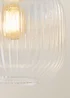 ValueLights Calpe Gold Wall Light with White Oval Shade - One Size Image 4