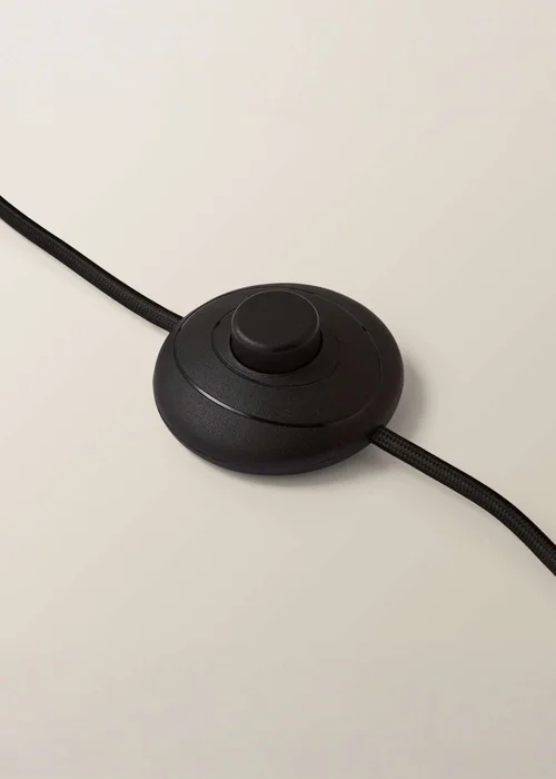 ValueLights Jas Black Floor Lamp with White Globe Shade (159cm x 31cm x 31cm) - One Size Image 4